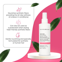 HairUWear Spray Perruque – maintien moyen pour créer textures et vagues.