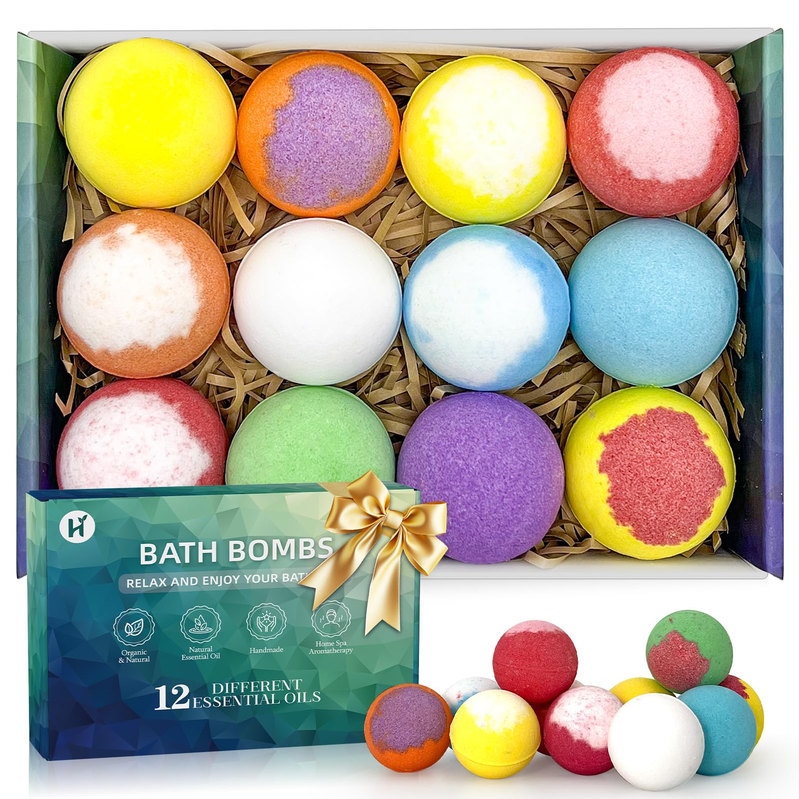 HAISHAN SHOWER bombe de bain avec variété de parfums pour spa à domicile