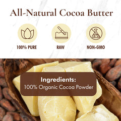 HalalEveryDay Beurre cacao brut utilisé en pâtisserie et chocolat maison