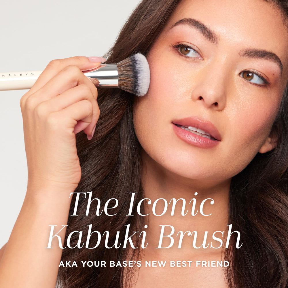Poils ultra-doux du Kabuki Haleys pour une douceur et précision optimales.