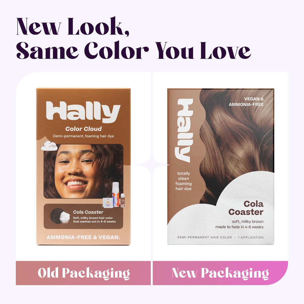 Résultat final de Hally Hair Cola Coaster — couleur durable et éclat visible.