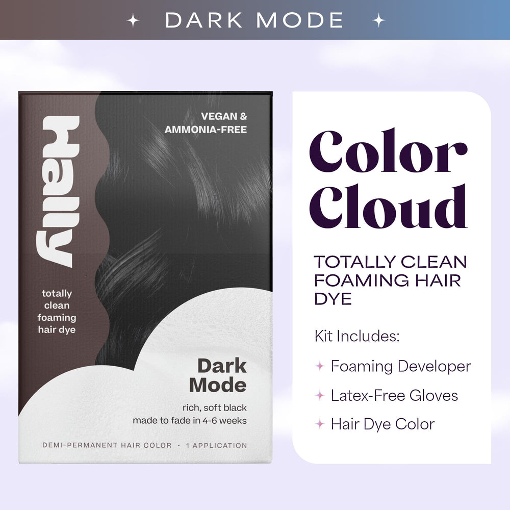 Gants sans latex Hally Hair Color Cloud pour une manipulation confortable