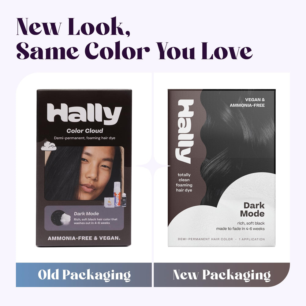 Ingrédients camomille lavande ginseng aloe dans Hally Hair Color Cloud