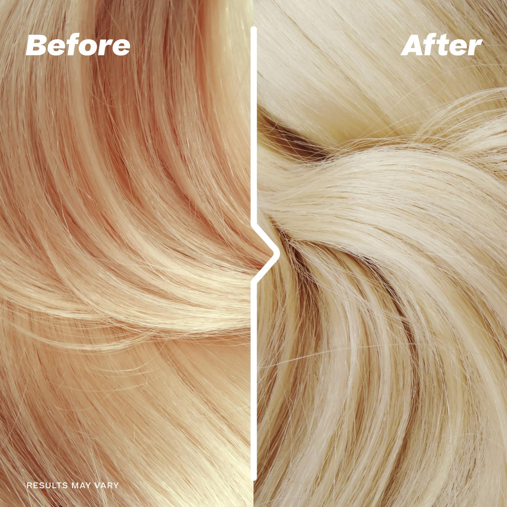 Application Lighten Up sur cheveux humides pour uniformité de couleur