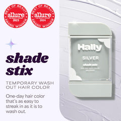 Shade Stix argent trace application, couleur uniforme sur mèches