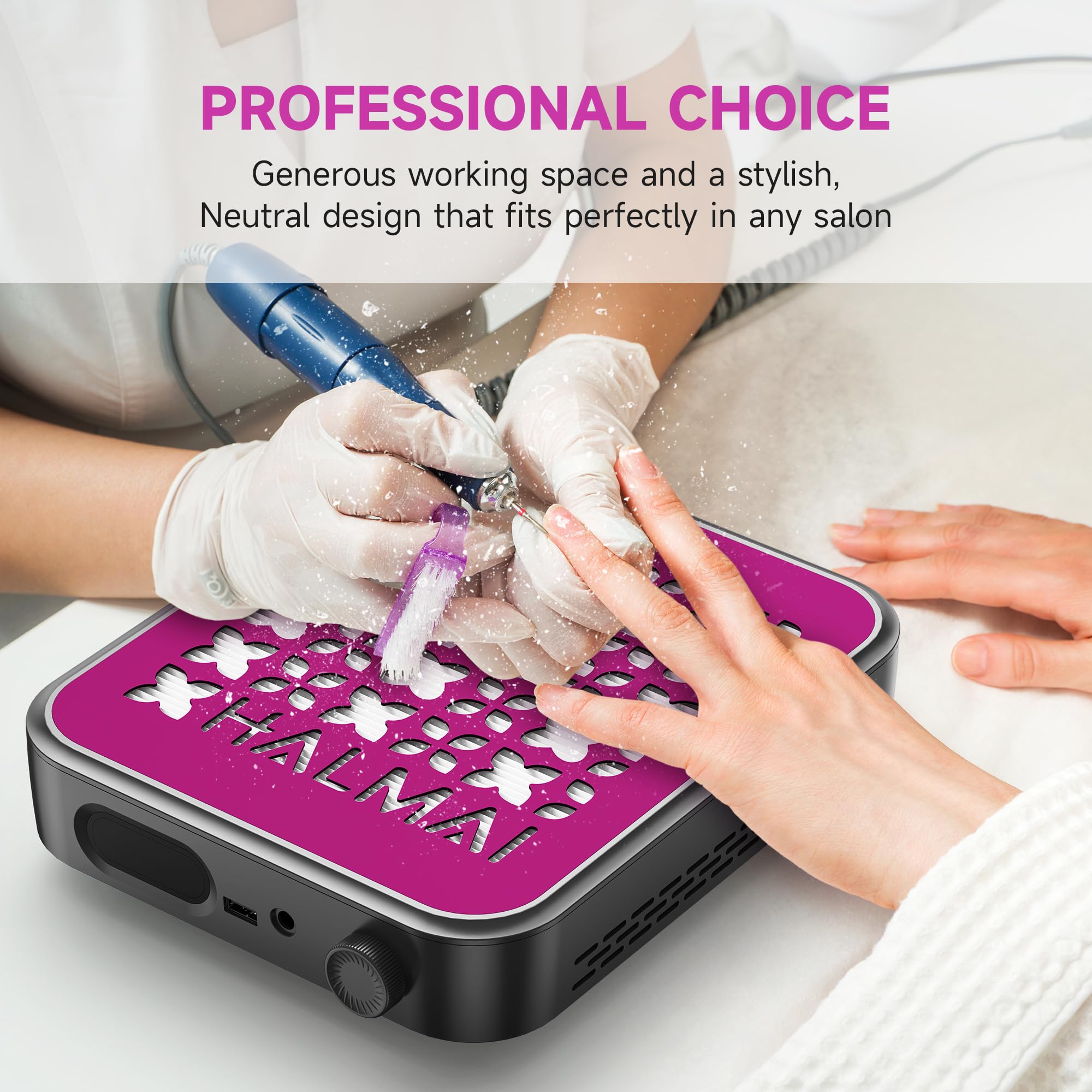 HALMAI suction reglable en 3 modes s adapte aux différents traitements.