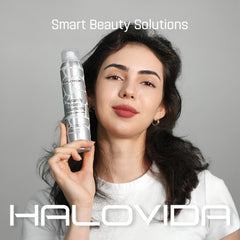HALOVIDA poudre sèche buse : application précise pour volume immédiat.