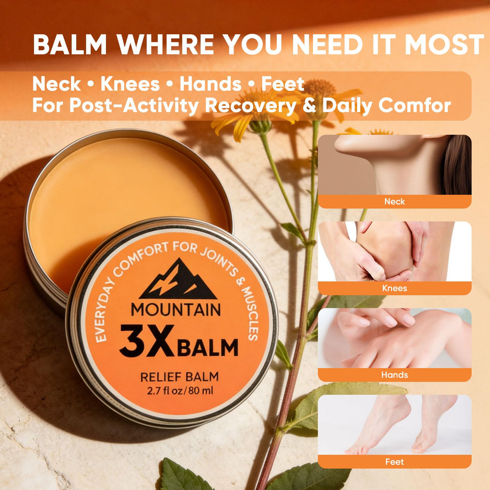 Halpilt Mountain 3X Balm - Arnica et Camphre pour une sensation rafraîchissante