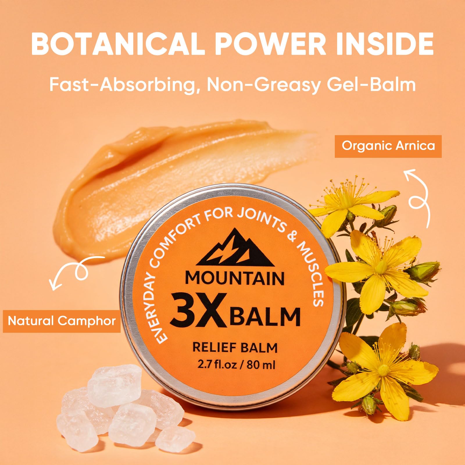 Halpilt Mountain 3X Balm - texture crème légère non grasse