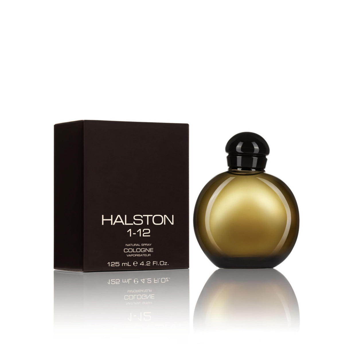 Halston 1-12 bottle front view, versatile men's fragrance for daily wear
