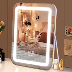 Halumao Miroir Vanity lumineux - surface miroir ample pour un maquillage precis.