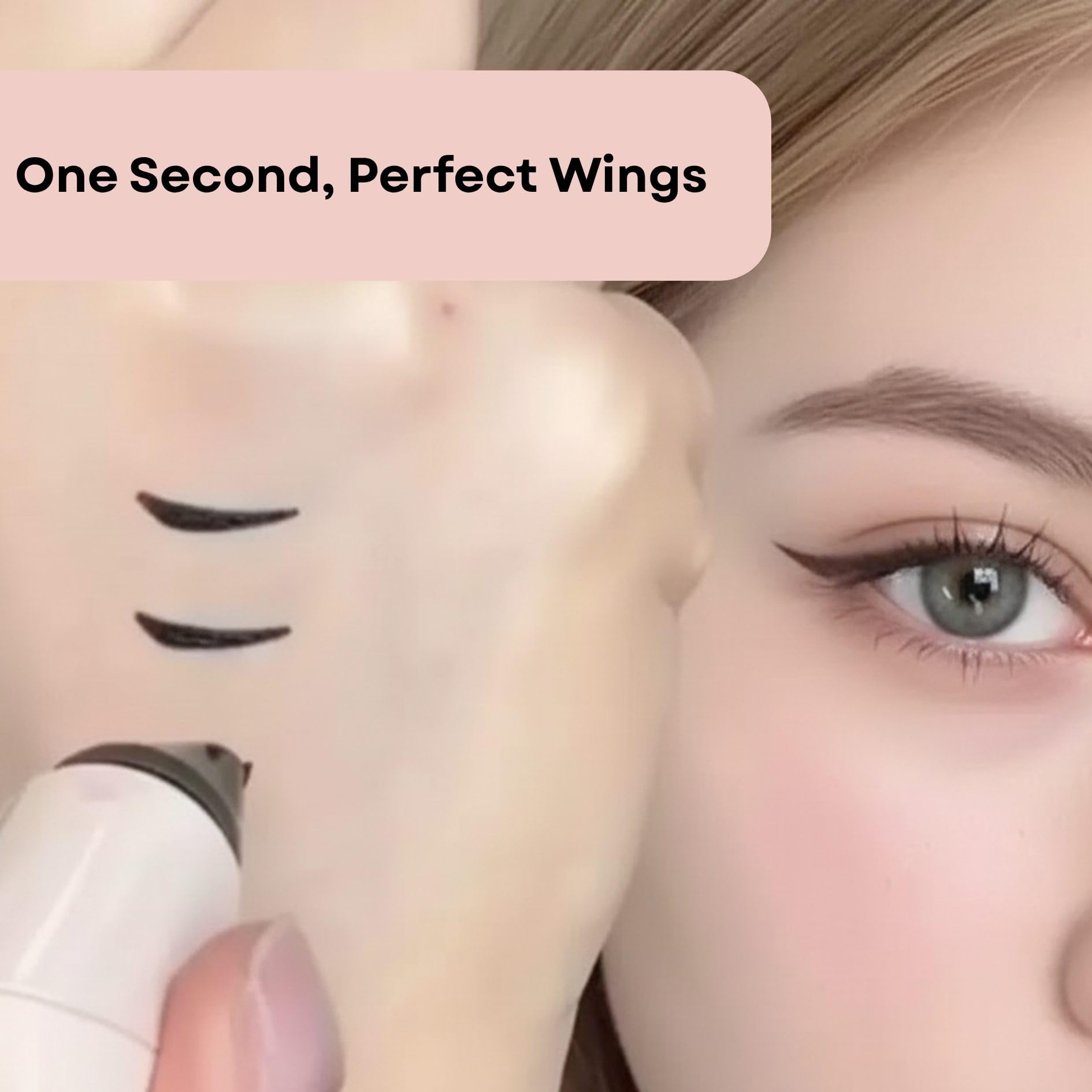 Hanakoko tampon-trait-yeux rotatif longue tenue: maquillage qui tient jusqu'au soir.