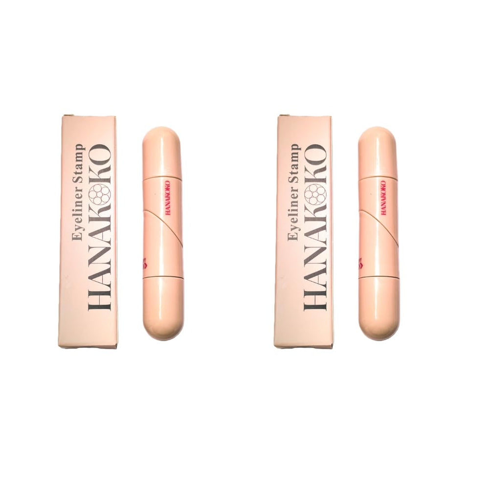 Hanakoko tampon-trait-yeux rotatif noir-marron: précision rapide et tenue longue durée.