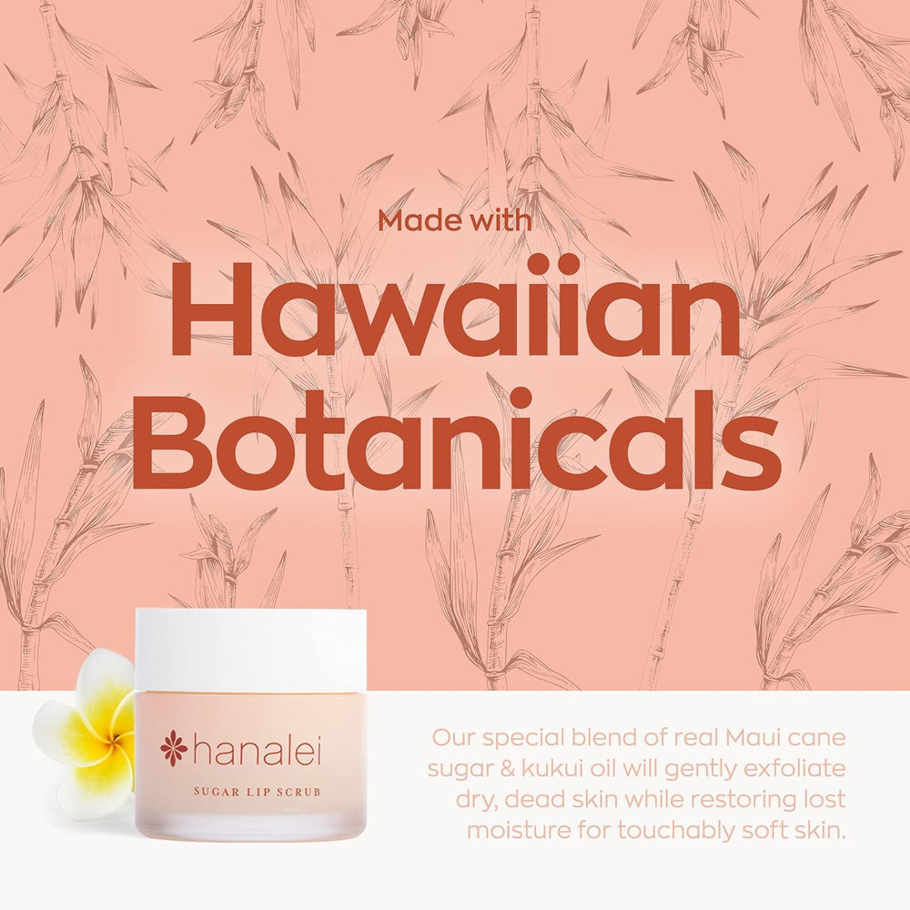 Lèvres avec brillance naturelle et aspect sain grâce au duo Hanalei
