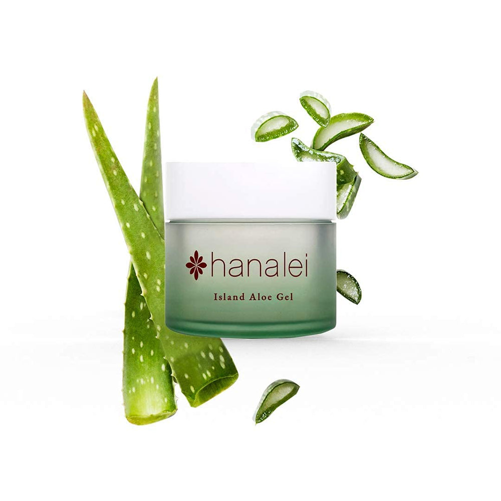 Hanalei Gel Aloe visage et corps: absorption rapide sans résidu gras.