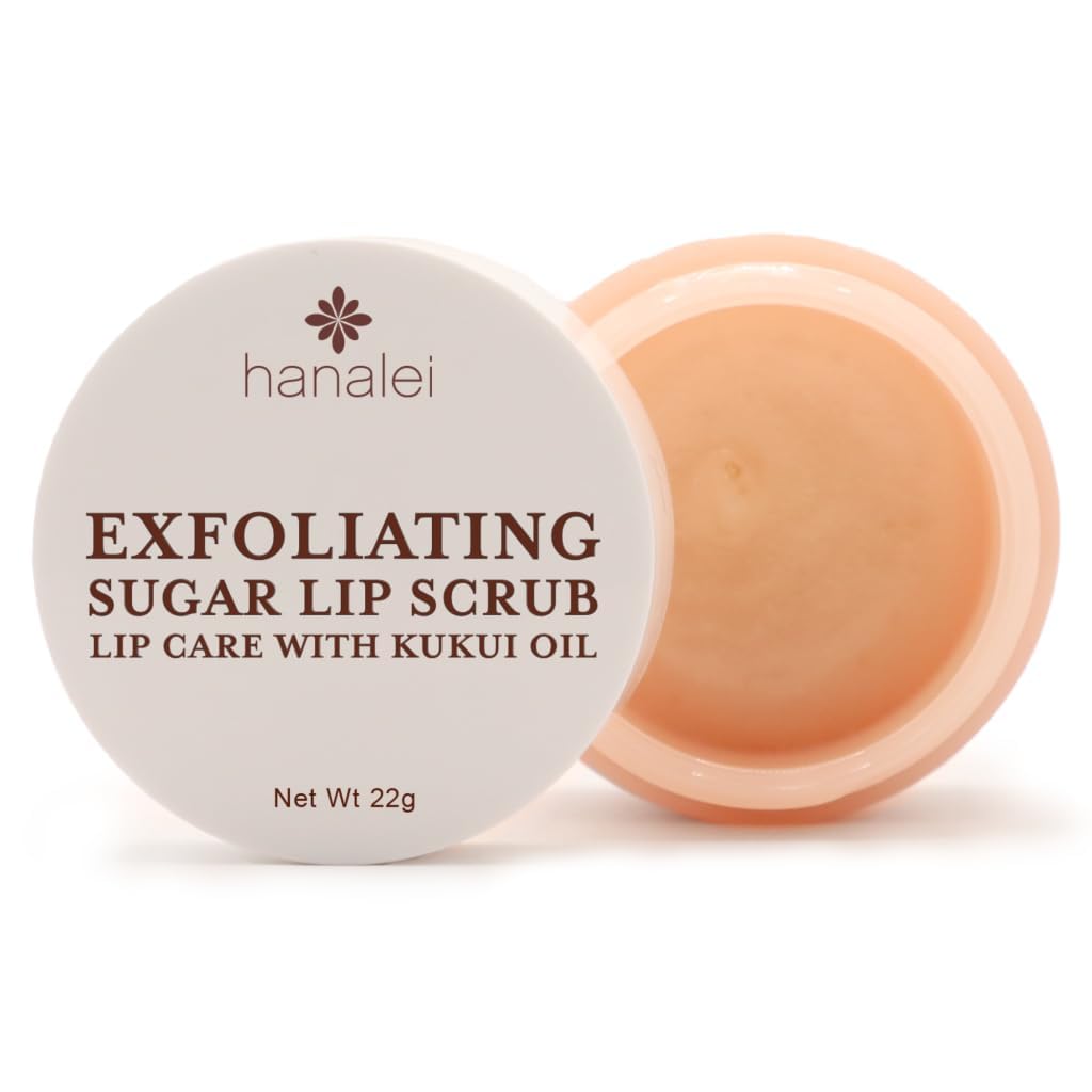 Hanalei gommage levres au sucre hawaiien exfolie en douceur et prepare l'hydratation.