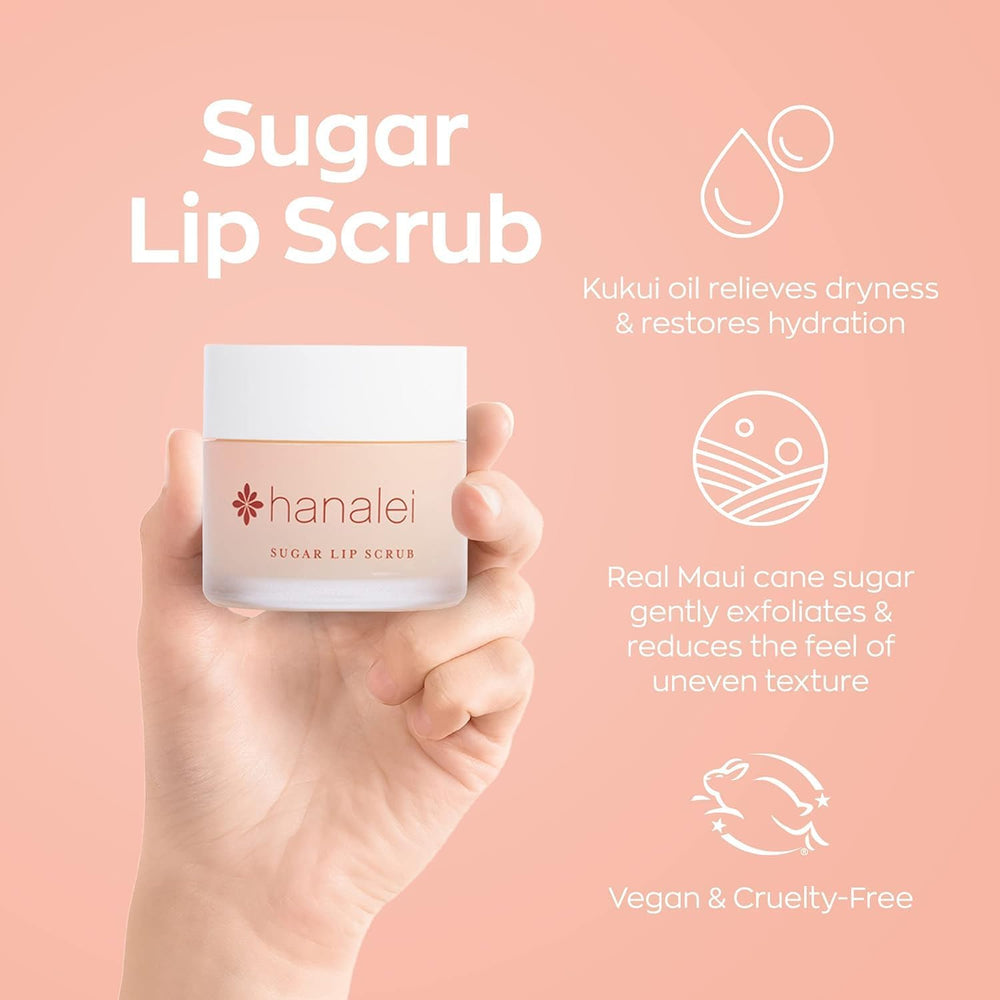 Lèvres douces après usage du duo Hanalei Lip Care