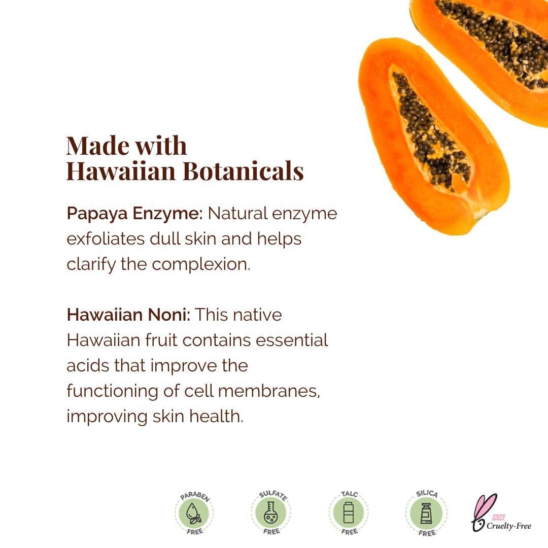 Hanalei Papaya Poudre Visage Formule cruelty-free et sans parabènes