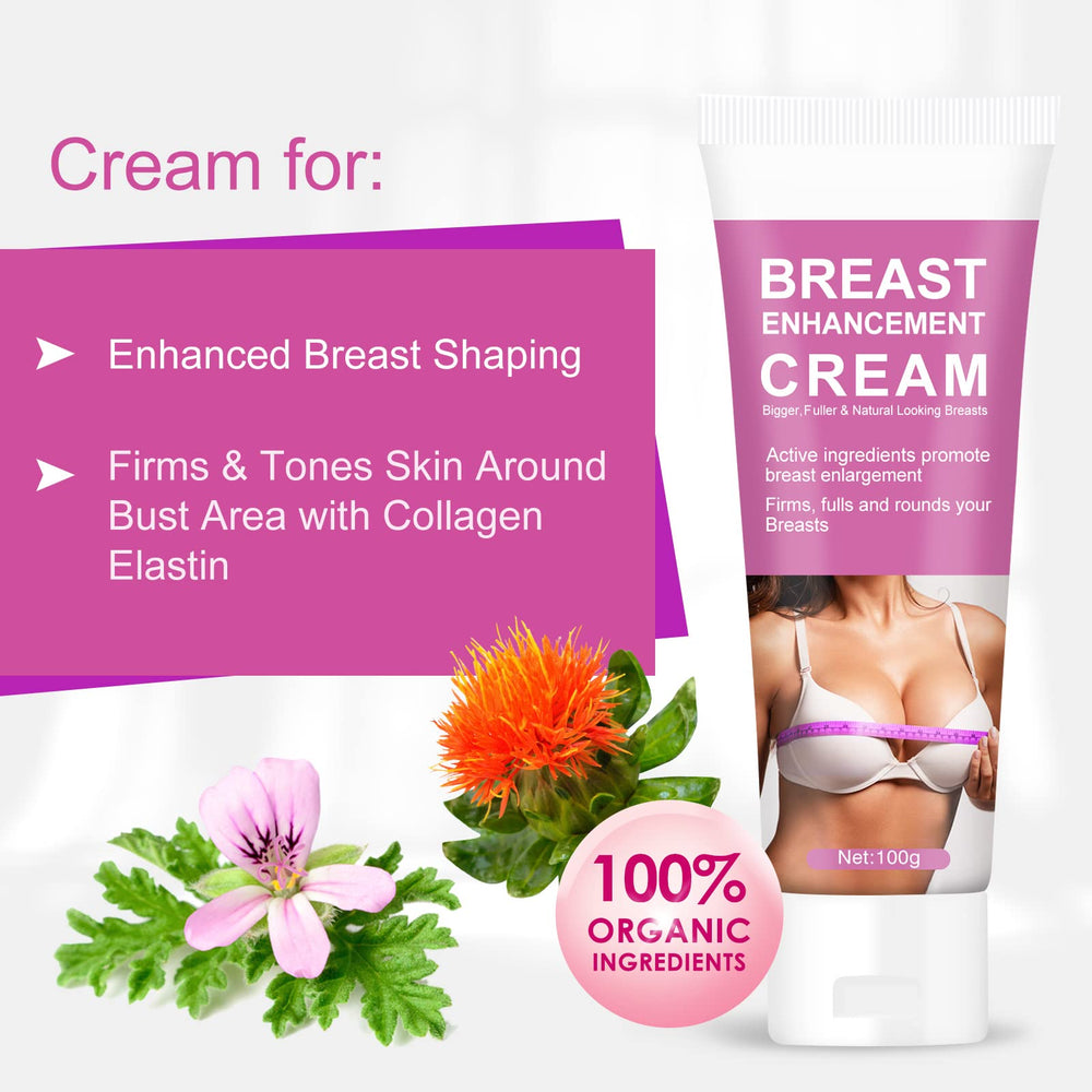 HANASCAR Crème d’augmentation mammaire – composition naturelle et ingrédients adaptés.