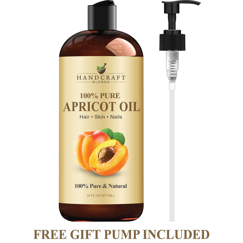 Applications polyvalentes avec l'huile d'abricot Handcraft Blends sur peau et cheveux