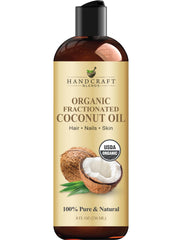Handcraft Blends huile coco fractionnée : bouteille élégante pour soins cutanés en douceur