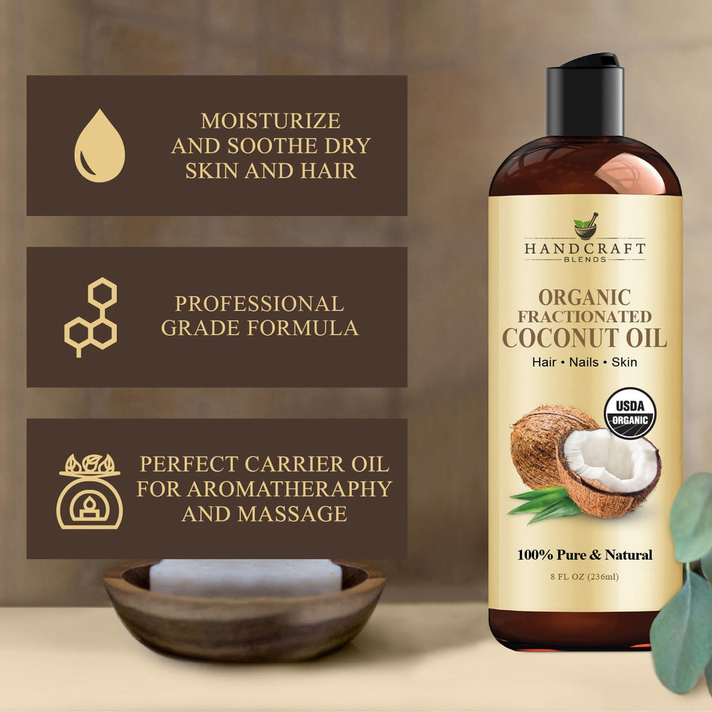 Dilution facile des huiles essentielles avec Handcraft Blends huile coco fractionnée