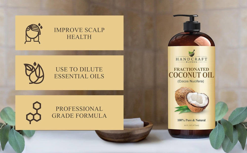 Handcraft Blends huile coco fractionnée, massage doux et relaxation