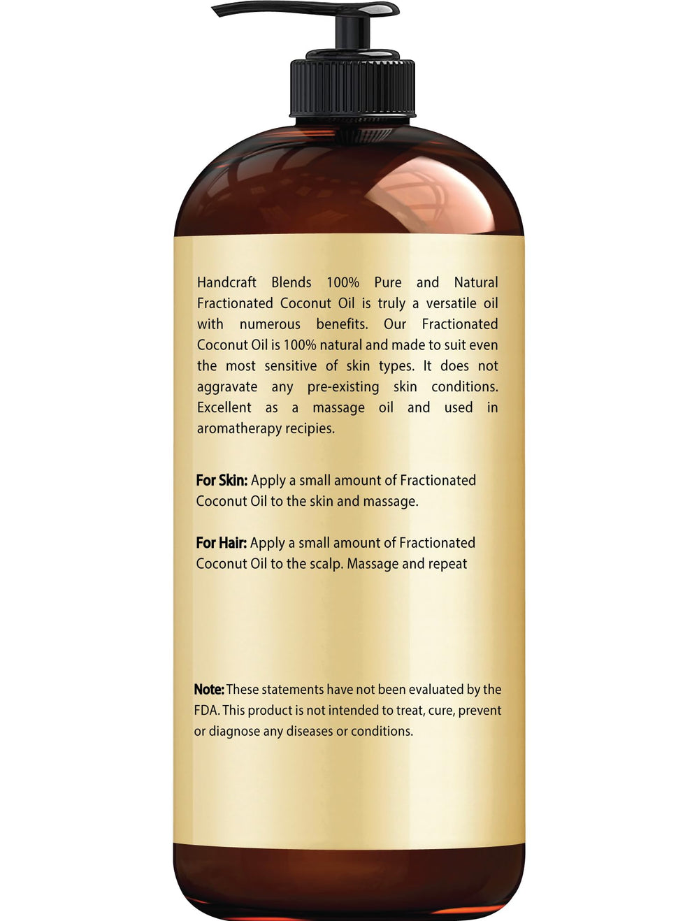 Handcraft Blends huile coco fractionnée, peau soyeuse et hydratation légère