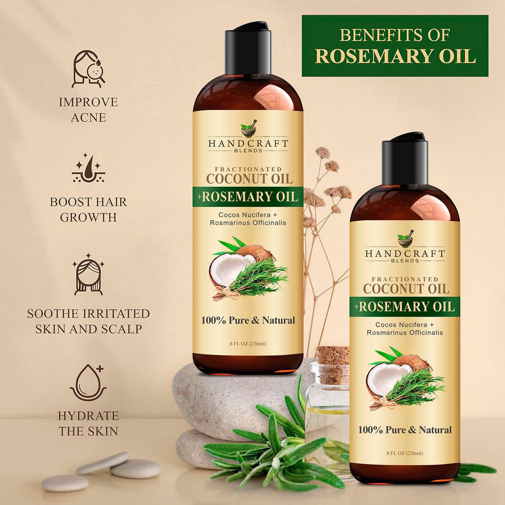 Handcraft Blends huile coco fractionnée vegan et sans additifs.