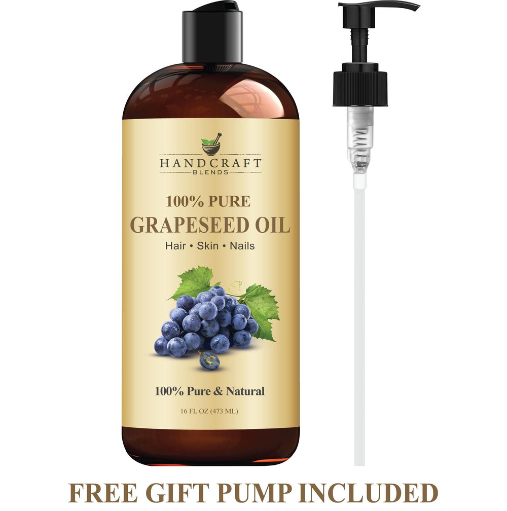 Handcraft Blends huile de graines de raisin – absorption rapide et fini léger.