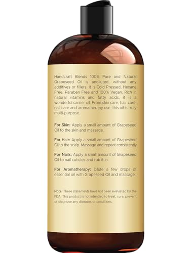 Handcraft Blends huile de graines de raisin – pipette pratique pour un usage précis.