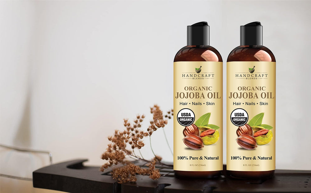 Handcraft Blends Huile de jojoba, version biologique, sans hexane, pure et naturelle.