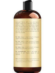 Texture huile jojoba Handcraft Blends pour une absorption douce sans film gras.