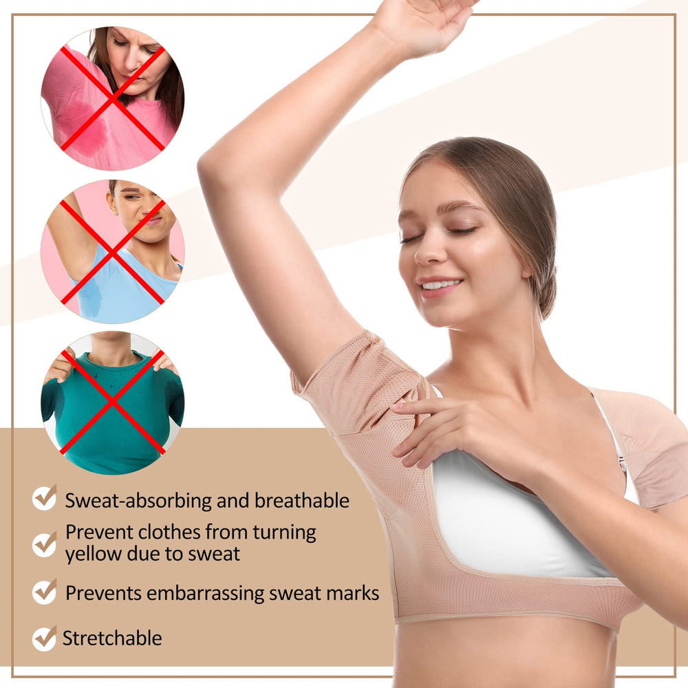 Handepo gilet anti-transpiration aisselles peau, reste discret sous les vêtements.