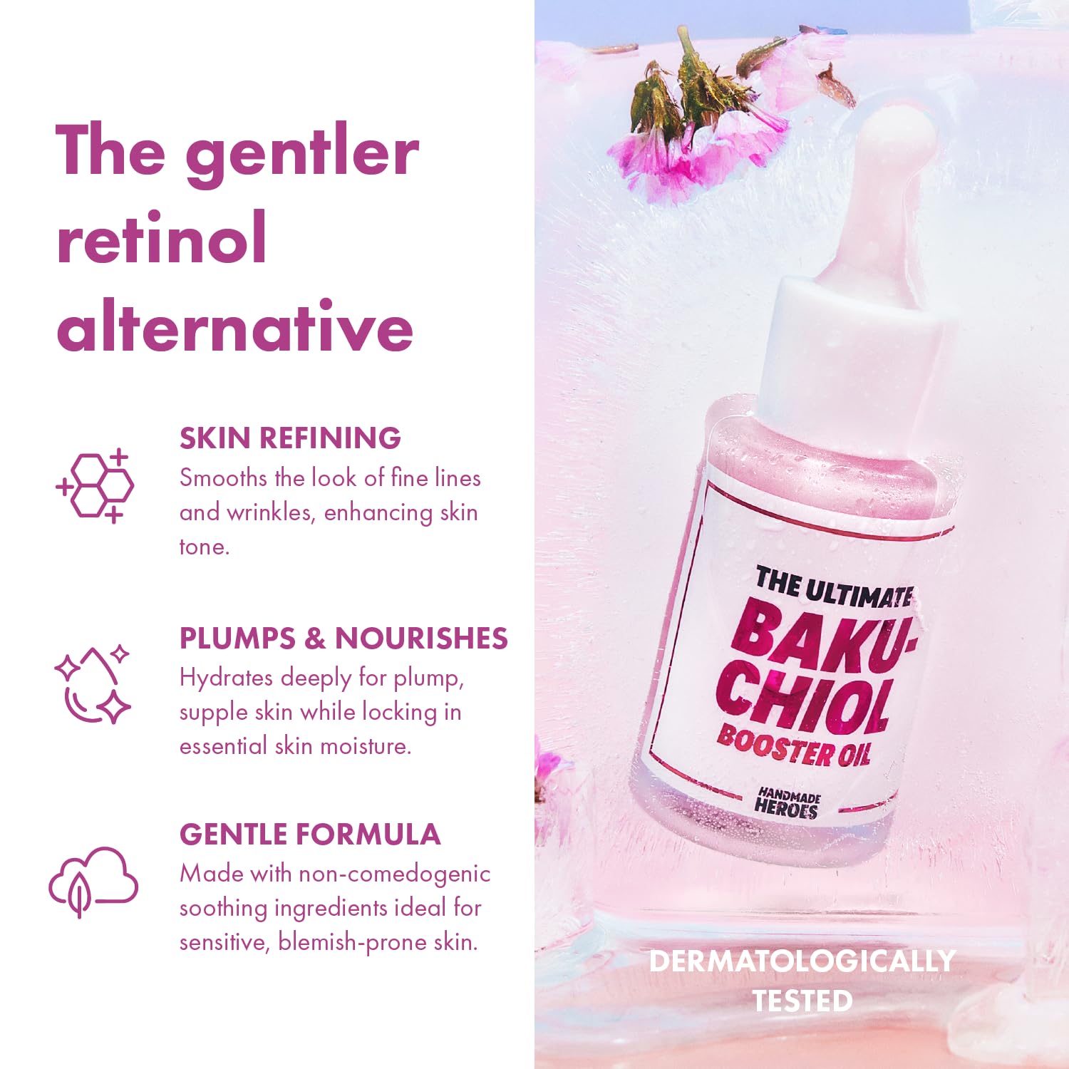Application sur le cou et le décolleté pour une peau visiblement lisse.