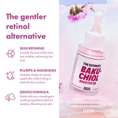 Application sur le cou et le décolleté pour une peau visiblement lisse.