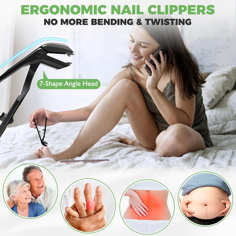 HANDWENG ciseaux-ongles rotation 360: angle ajustable pour des coupes sans torsion.