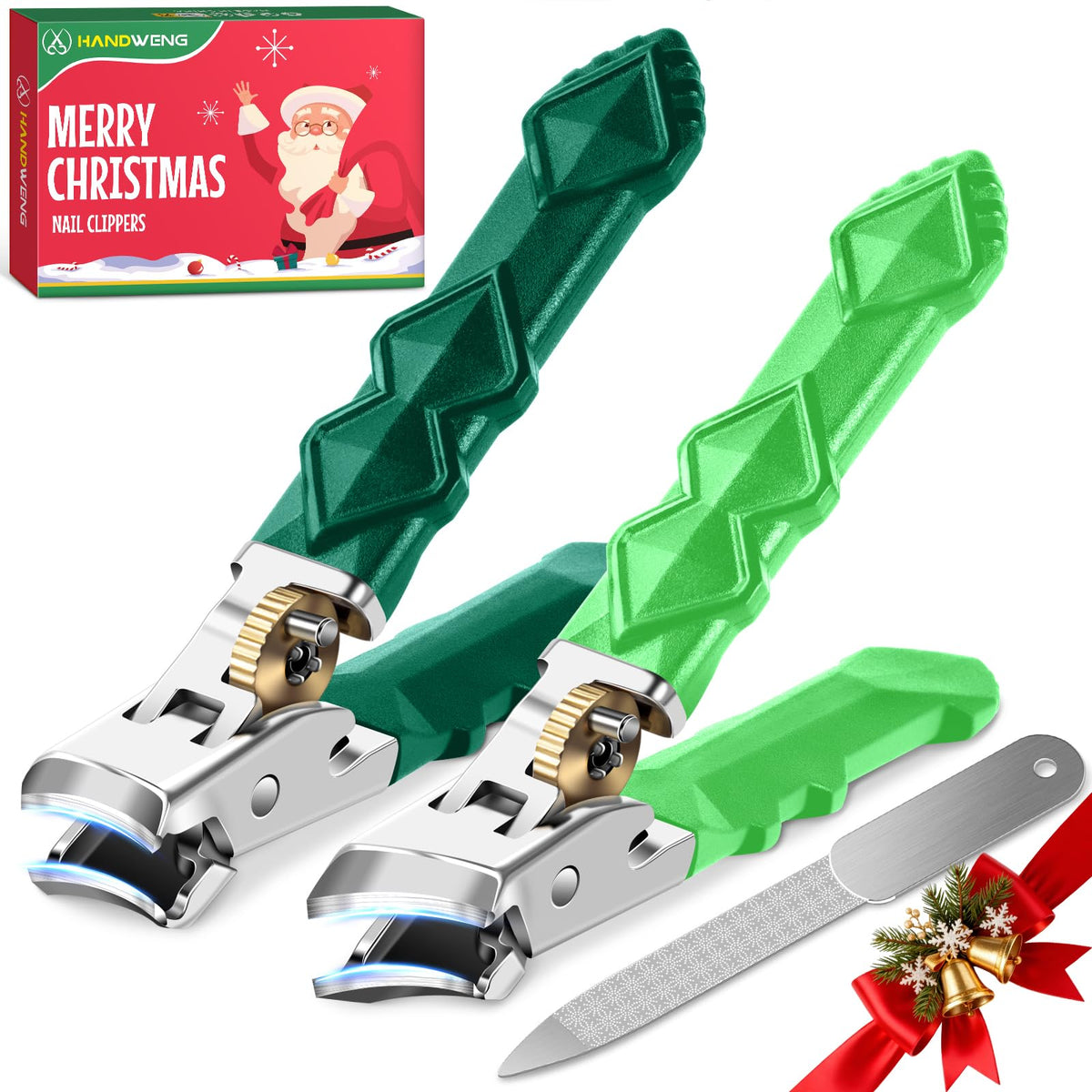 HANDWENG coupe-ongles avec grande ouverture 6mm facilite les ongles épais.