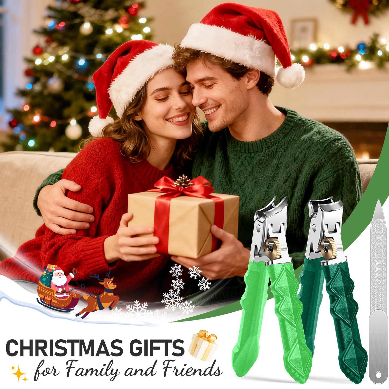 HANDWENG emballage festif de Noël, cadeau pratique pour soi ou un proche.