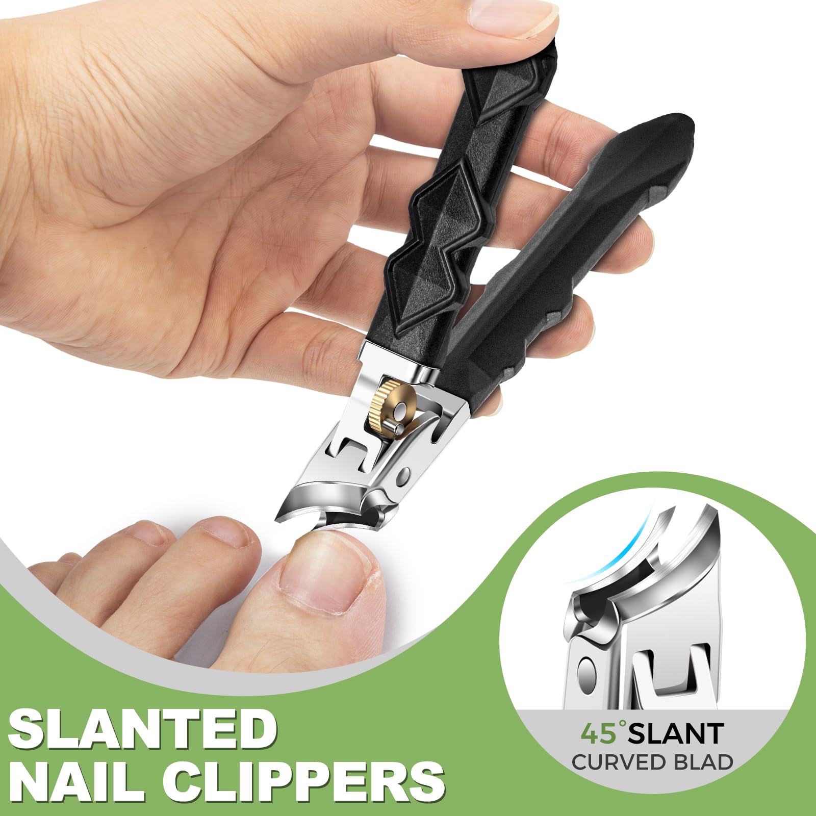 HANDWENG lame-incline précise pour courbure naturelle des ongles