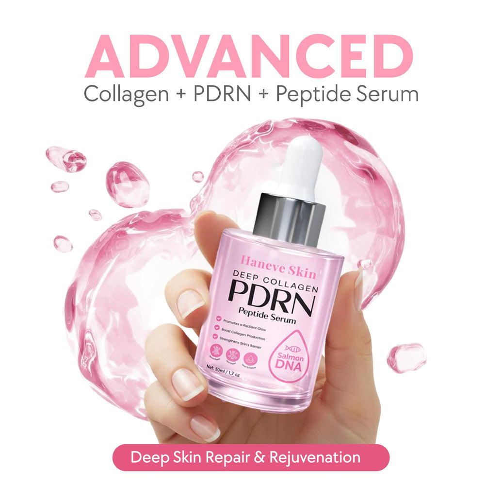 Haneve Skin Deep Collagen Serum — application révélant absorption rapide.