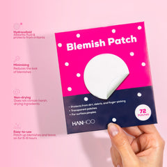 Patch HANHOO hydrocolloide 12 mm adapté aux imperfections plus grandes.