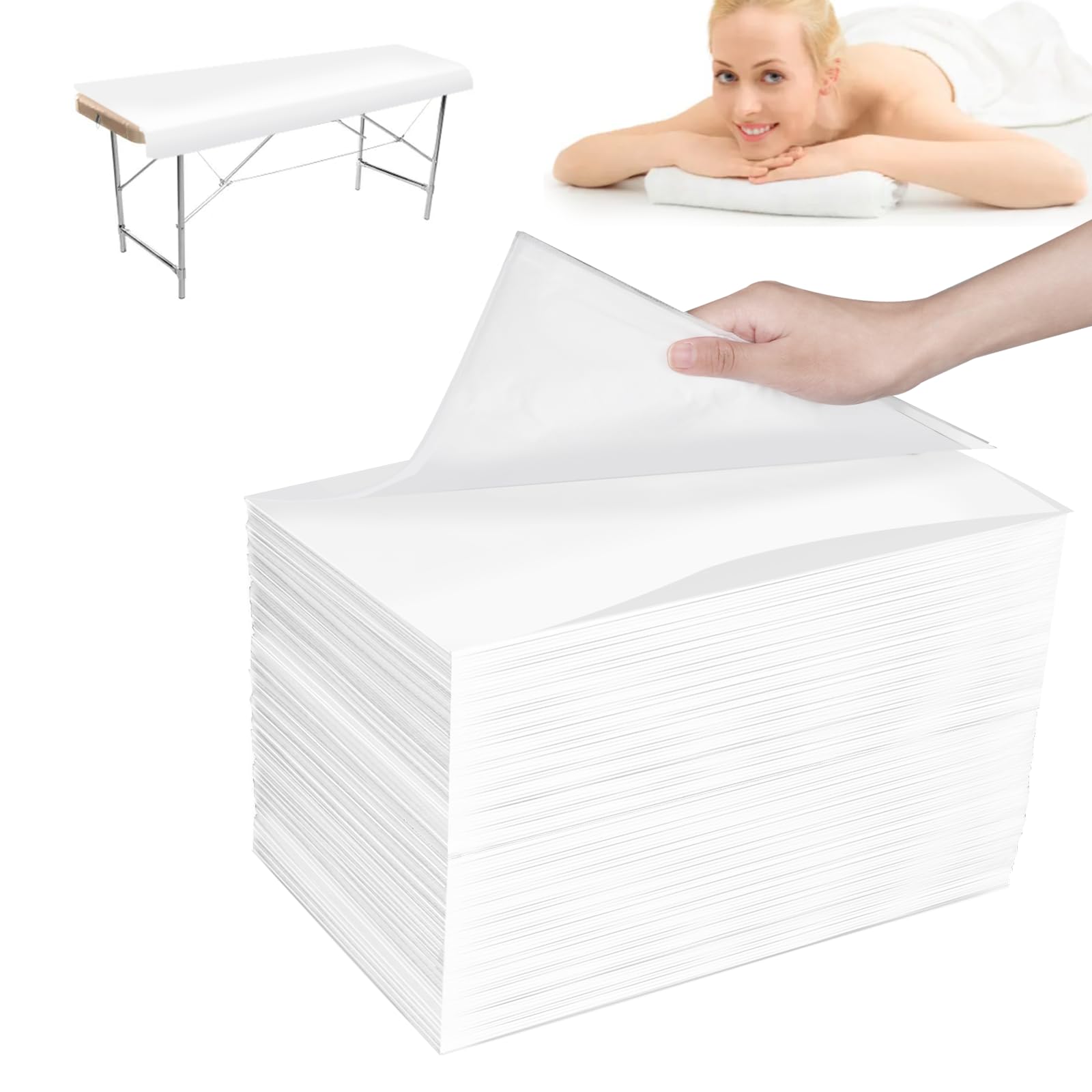 HANLIANGRJD drap jetable table massage 31,5x71, hygiène et confort