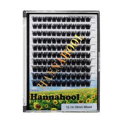 Hannahool cils groupe 10-12-14-16mm pour un regard naturel.