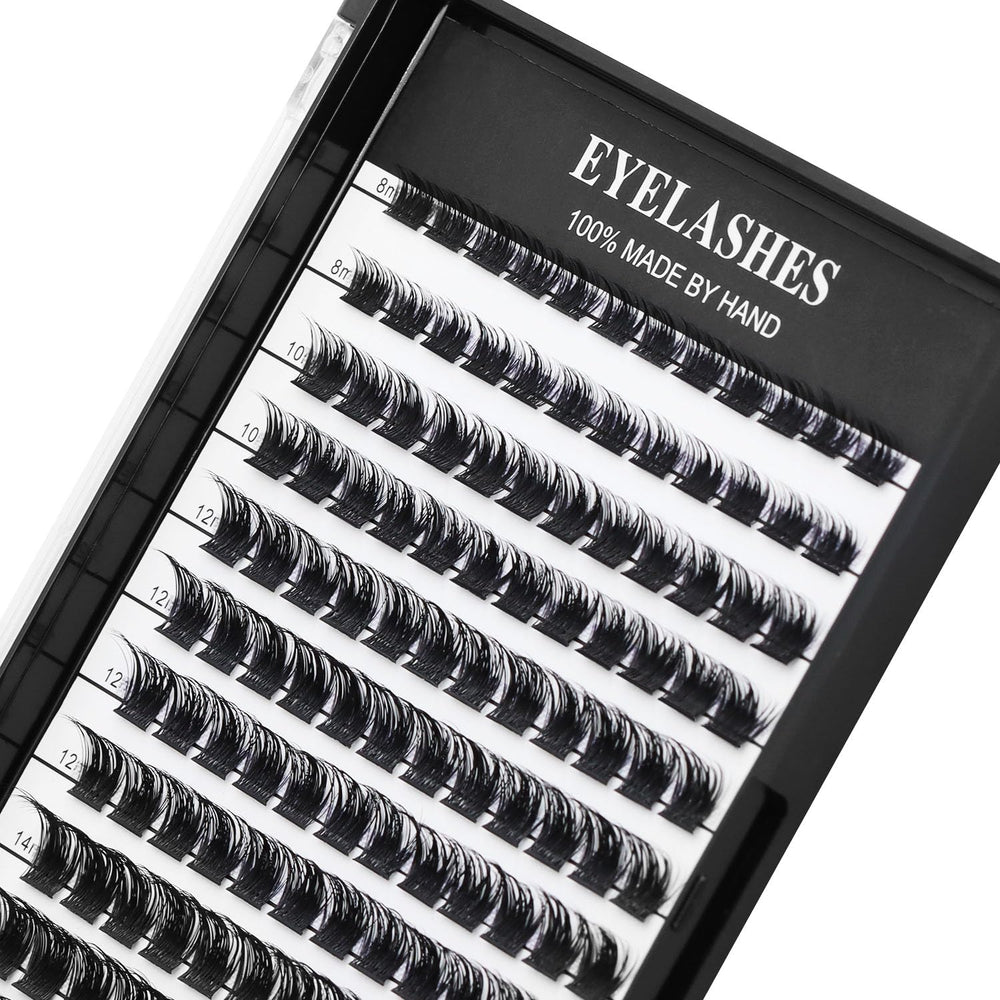 Hannahool cils mixtes 10-12-14-16mm, parfaits pour volume modulable.