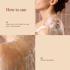 HANNI Cocoon Cleanse, formule sans savon pour peau sensible et visage.