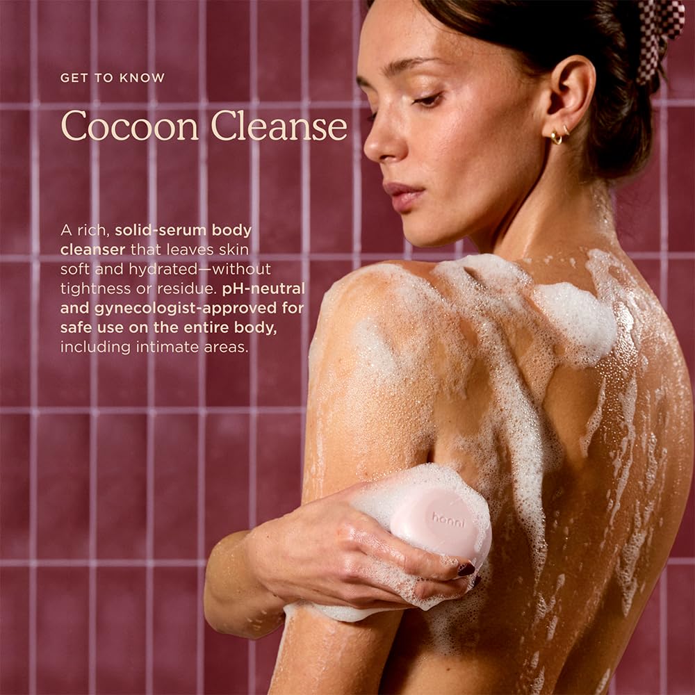 HANNI Cocoon Cleanse, zoom sur le rasage sous la douche avec douceur.