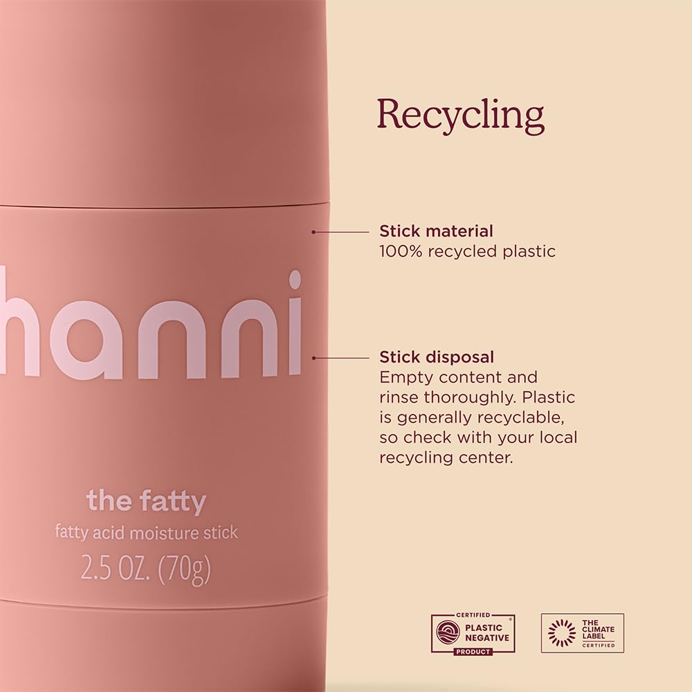 HANNI Fatty Stick aide à préserver la barrière cutanée et l’hydratation.