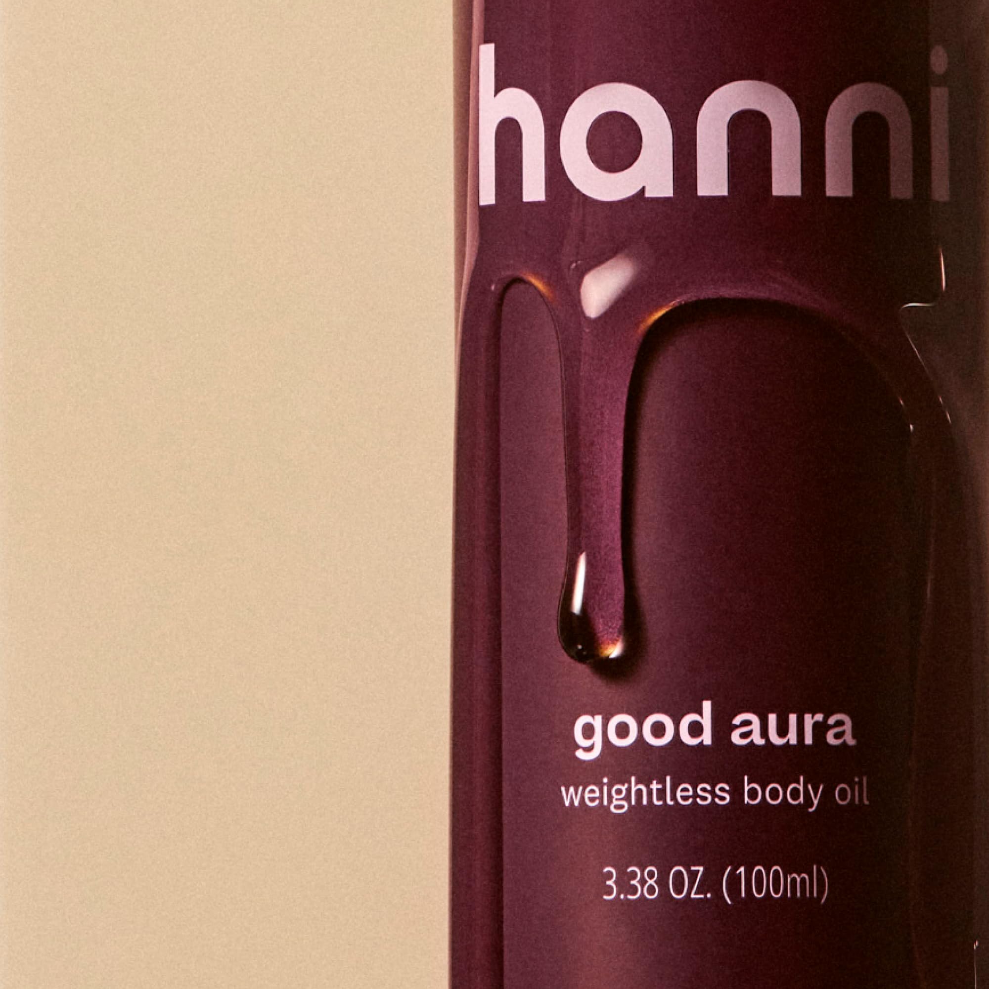 Hanni Good Aura: absorption rapide, texture légère idéale pour hydrater sans sensation grasse.