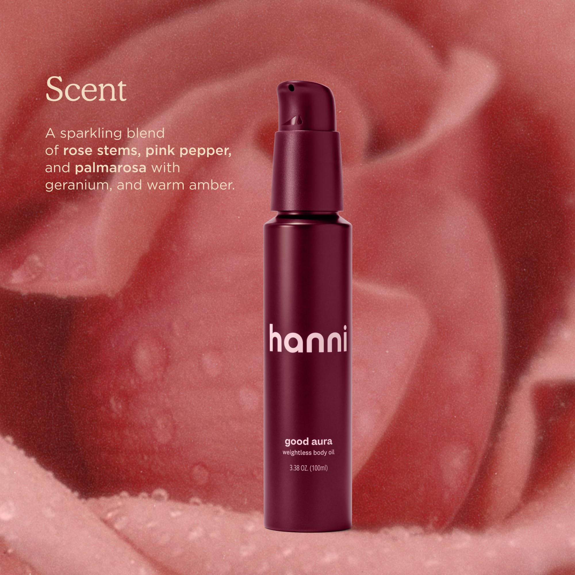 Hanni Good Aura: emballage FSC et carton recyclable pour réduire l'impact.